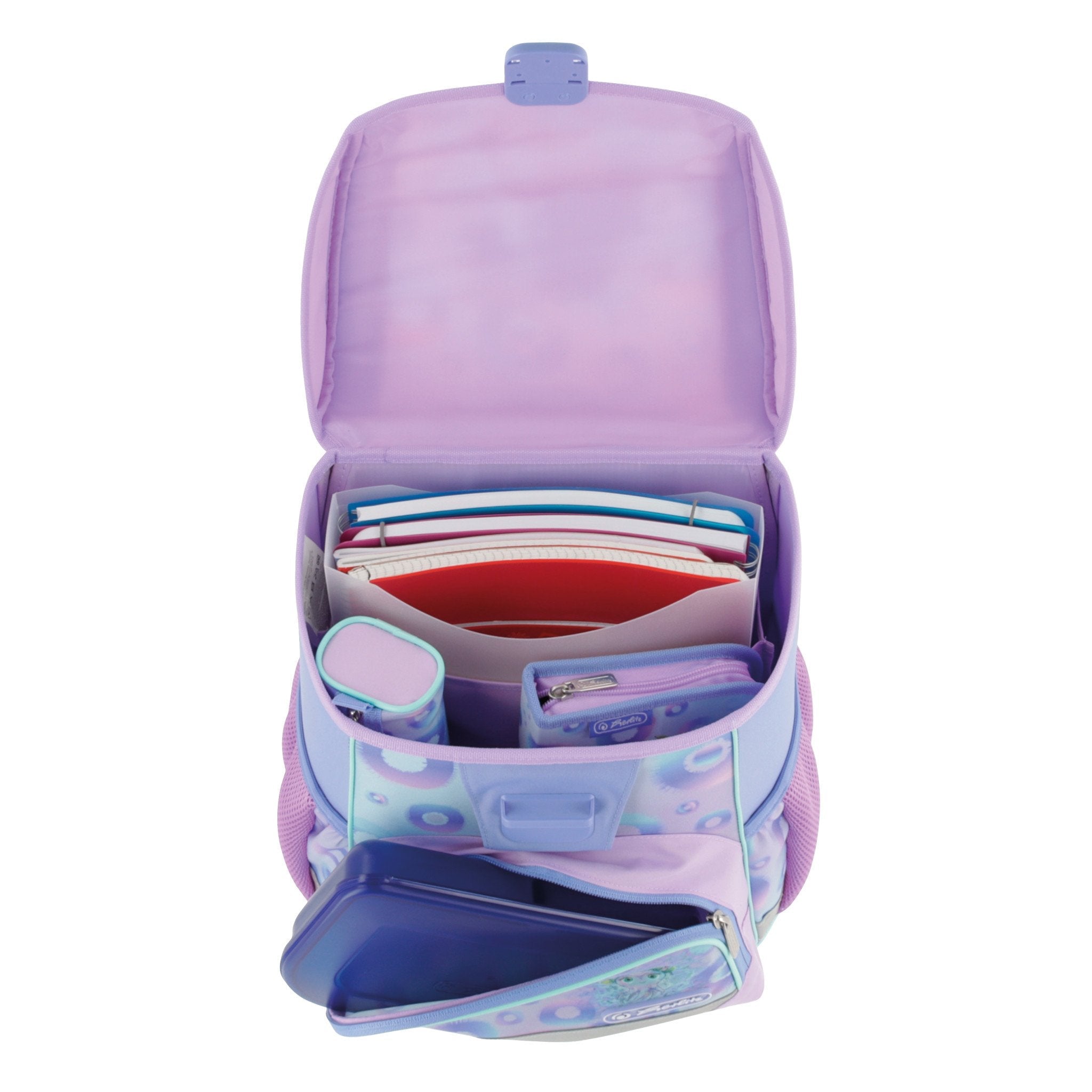 Herlitz Loop Plus Mystic Mermaid Juego De Mochila Escolar Niño/Niña Poliéster Azul, Verde, Rosa