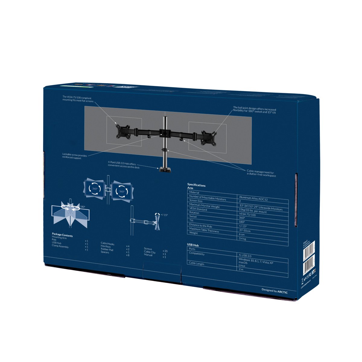 EAN 4895213701280 - ARCTIC Z2 (Gen 3) 86,4 cm (34") Escritorio Negro imagen 12