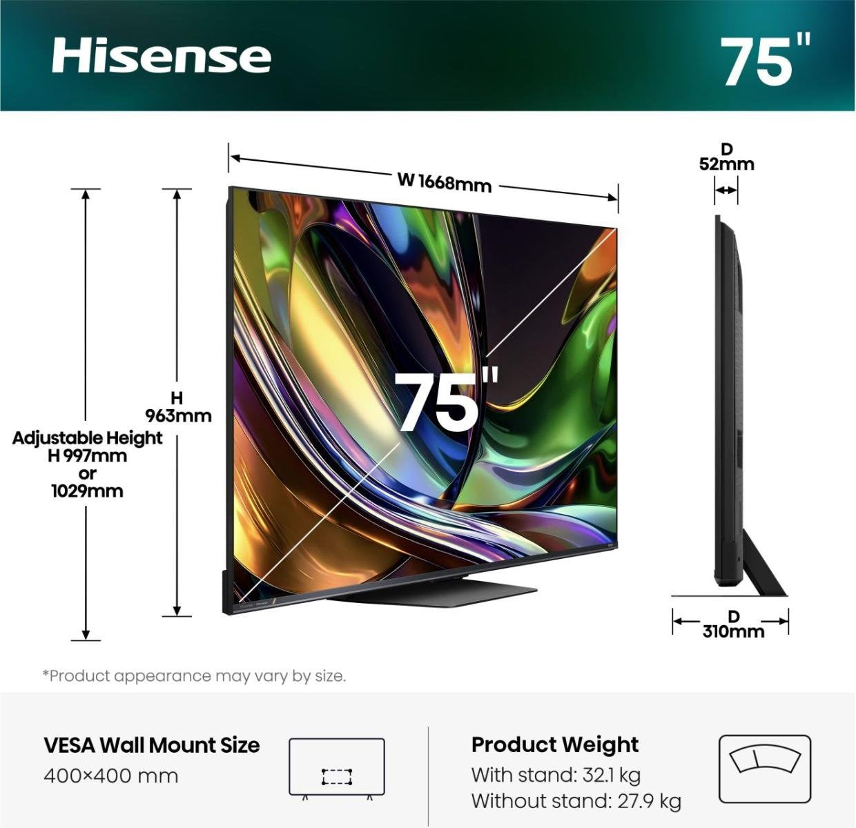 Serie Ur8 Rgb Miniled 75ur8s  75 Pulgadas   Hi-View Ai Engine Rgb  Modo Juego 180 Hz Nativos