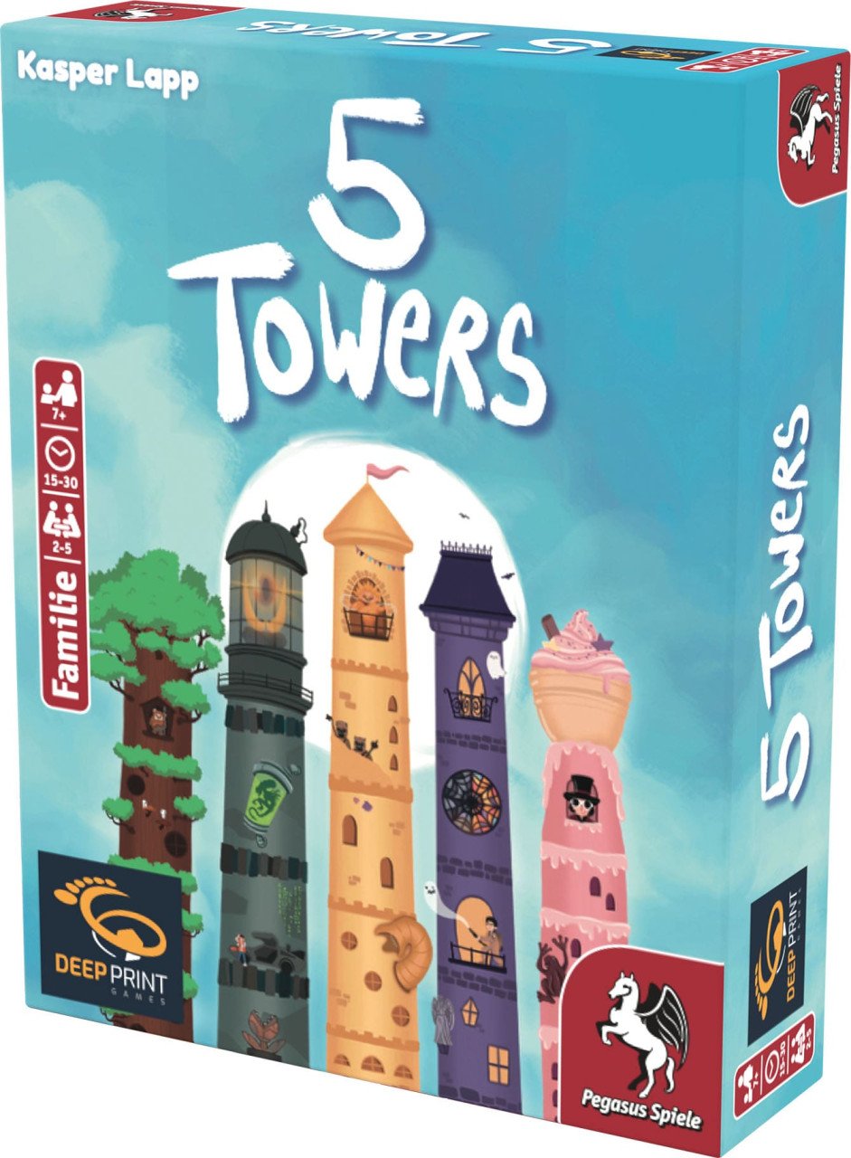 EAN 4250231738388 - Pegasus 5 Towers 30 min Juego De Cartas Familia imagen 3