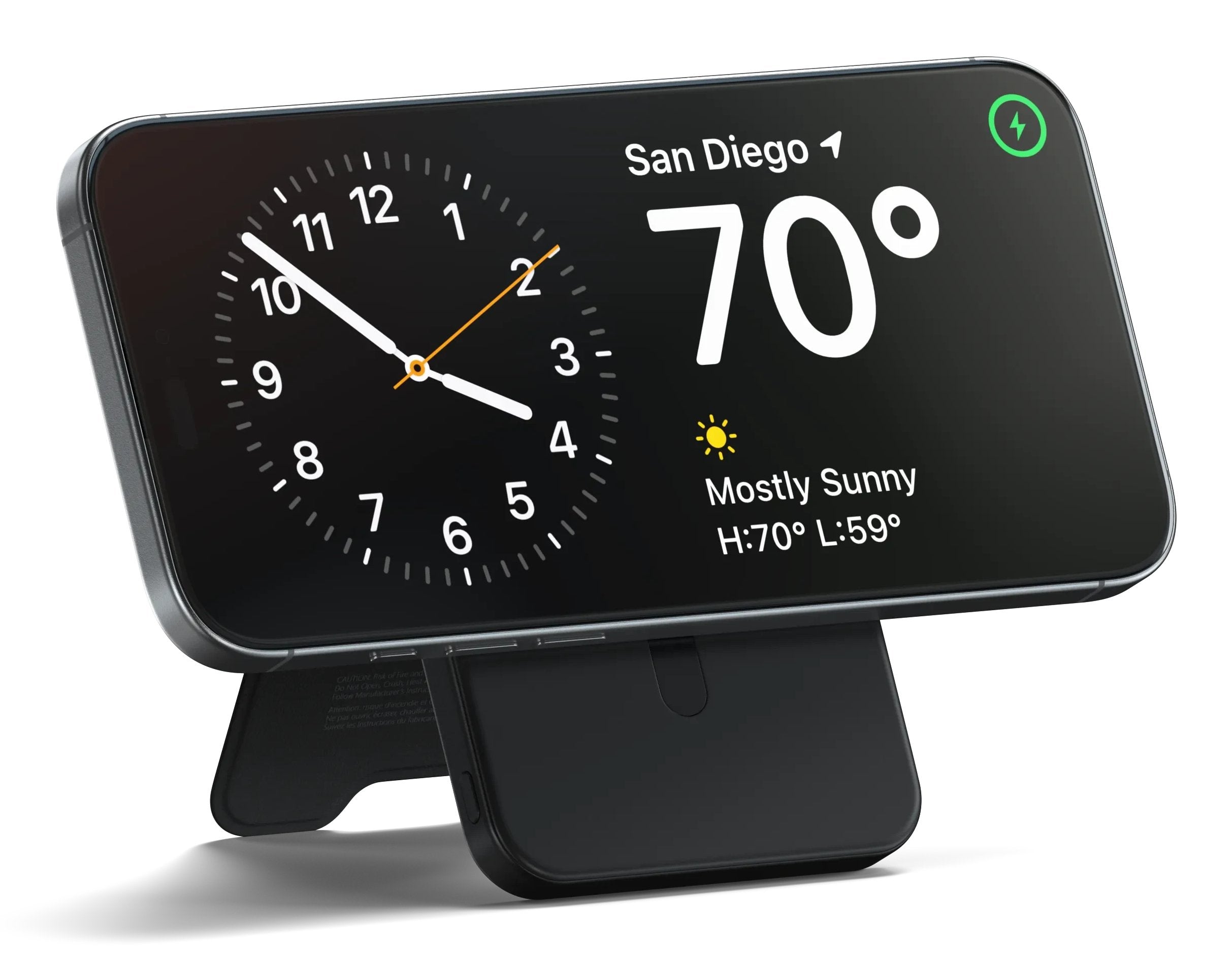 Satechi Onthego Magnetic Qi2 Powerbank Stand 5000 Mah Black