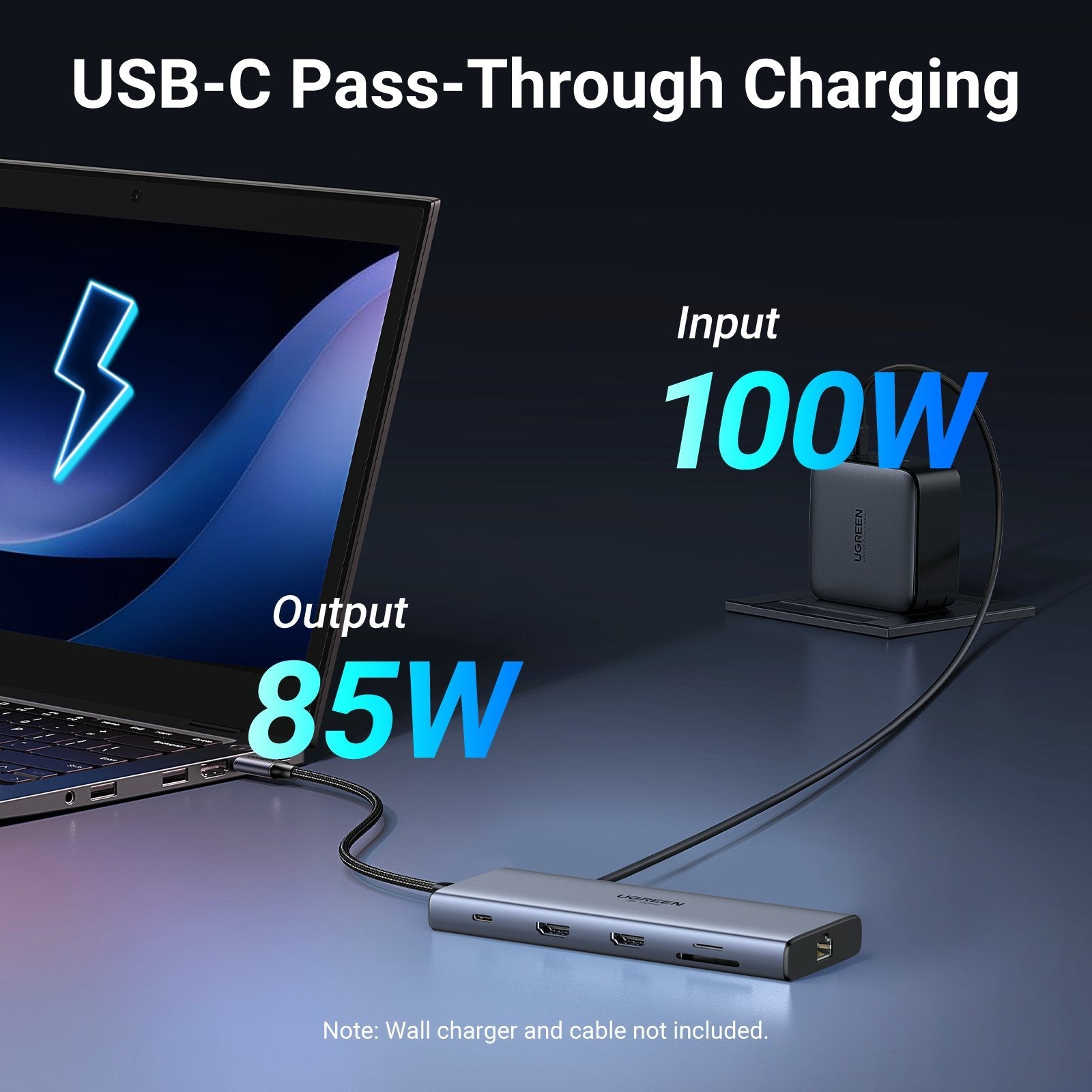 Hub Ugreen 10en1 Usb-C A Hdmi+Usb-C+Usb-A+Rj45