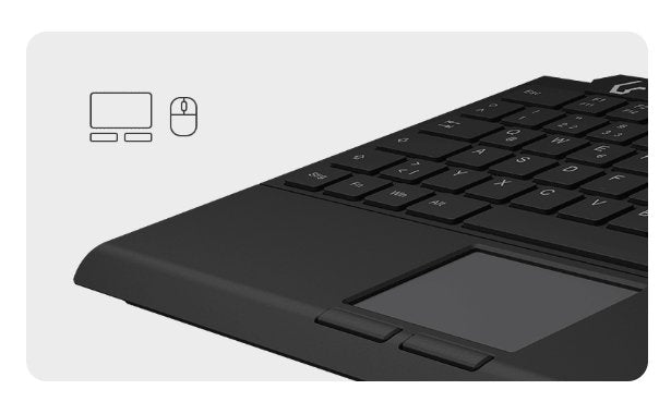 EAN 4250078172765 - KeySonic KSK-5210ELU (DE) teclado Hogar USB QWERTZ Alemán Negro imagen 3