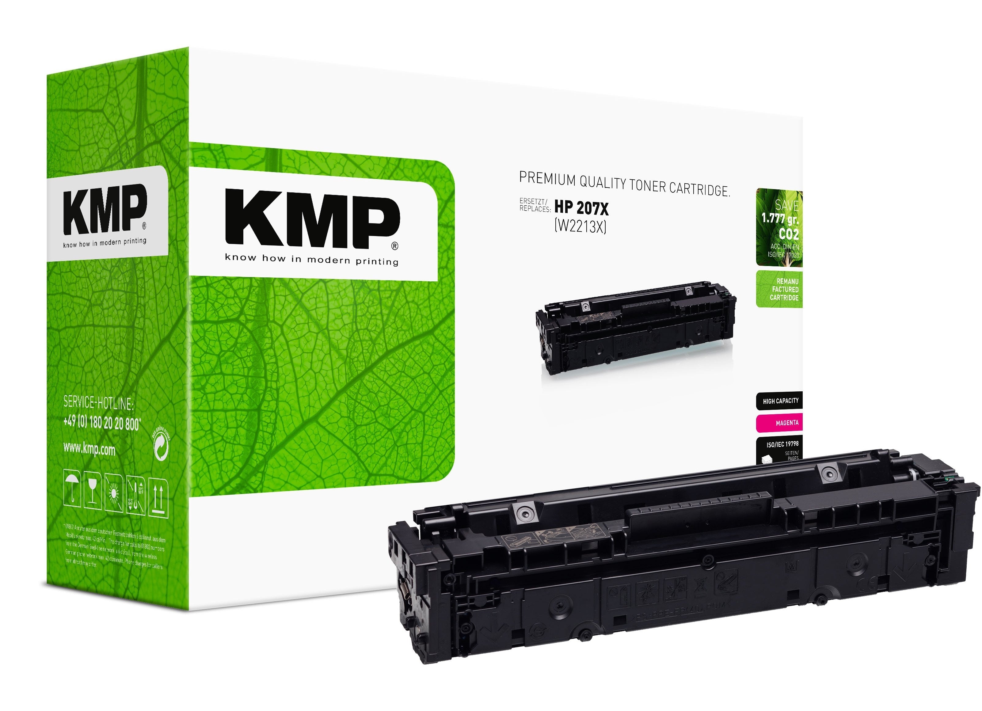 Kmp Toner Hp 207x Magenta 2450 Copias Remanufactured