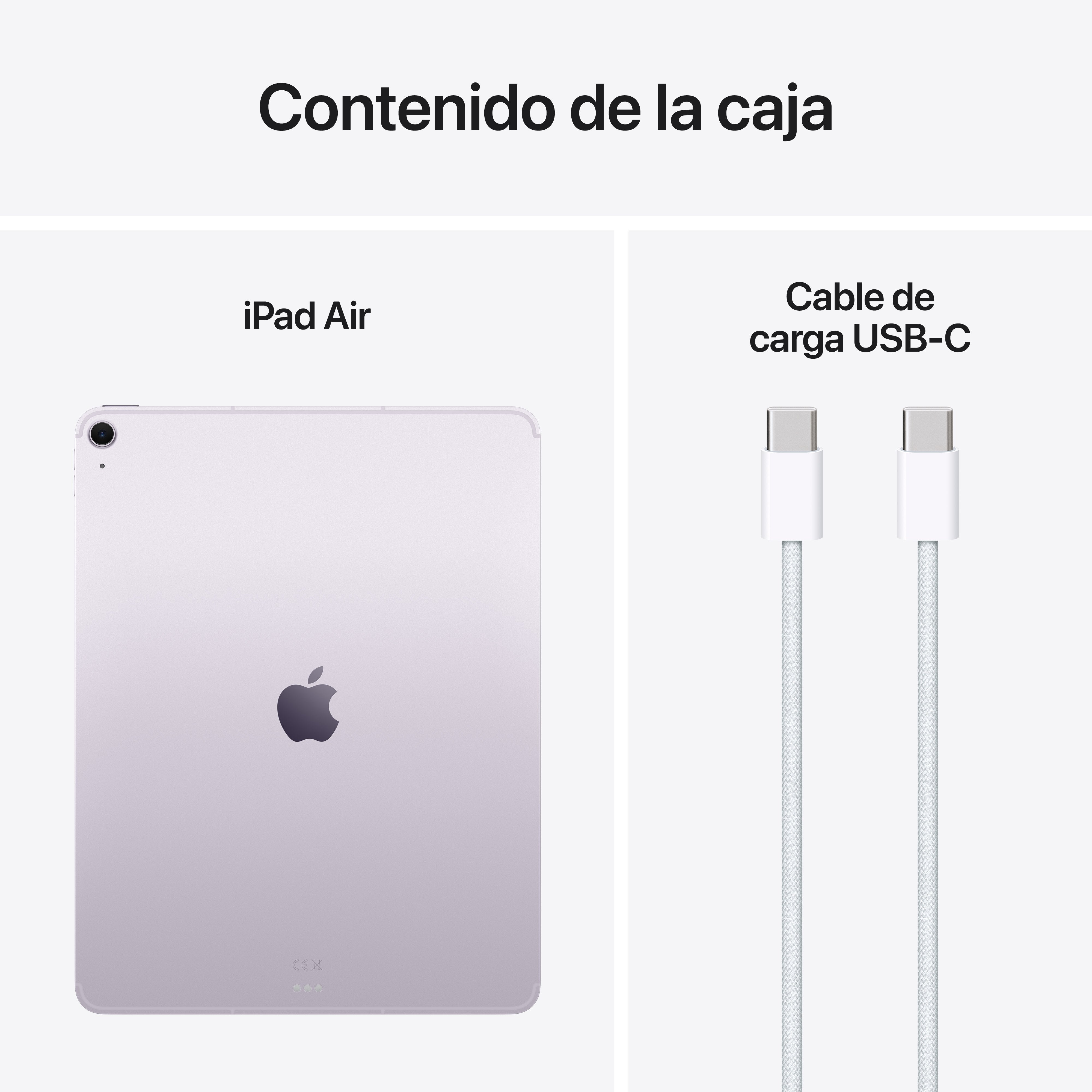 EAN 0195949965517 - Apple iPad Air 5G Apple M TD-LTE & FDD-LTE 256 GB 33 cm (13") 8 GB Wi-Fi 6E (802.11ax) iPadOS 18 Púrpura imagen 10