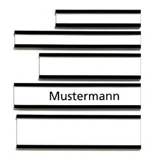 Franken Gmbh Franken - Magnetetiketthalterung - 6 X 1.5 Cm - Marrón (Paquete De 10)