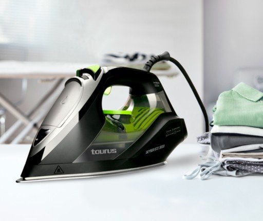 Plancha De Vapor Non-Stick Soleplate Vapor Continuo 200 G/Min Taurus Geyser Eco 3000 918776000 Negro, Verde, Gris