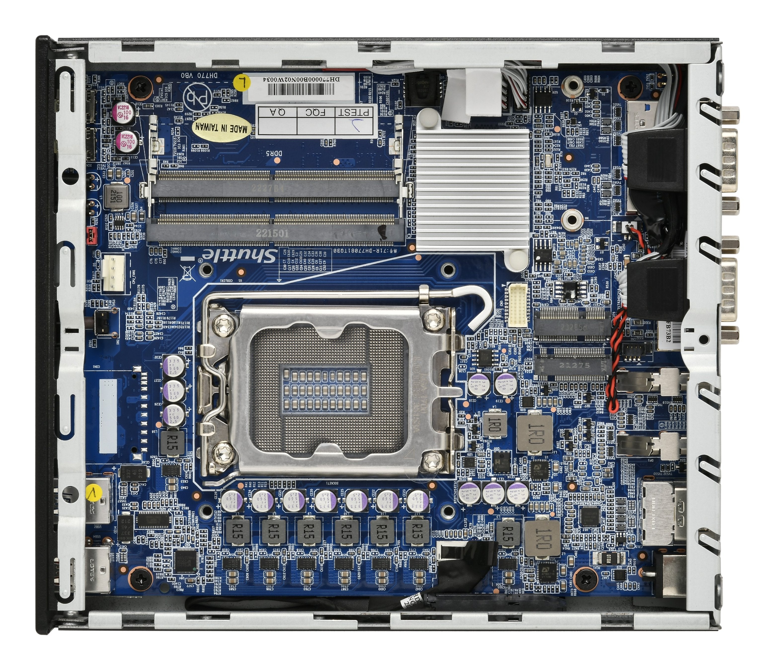 EAN 0887993006918 - Shuttle DH770 PC/estación de trabajo barebone 1,35 l tamaño PC Negro Intel H770 LGA 1700 imagen 6
