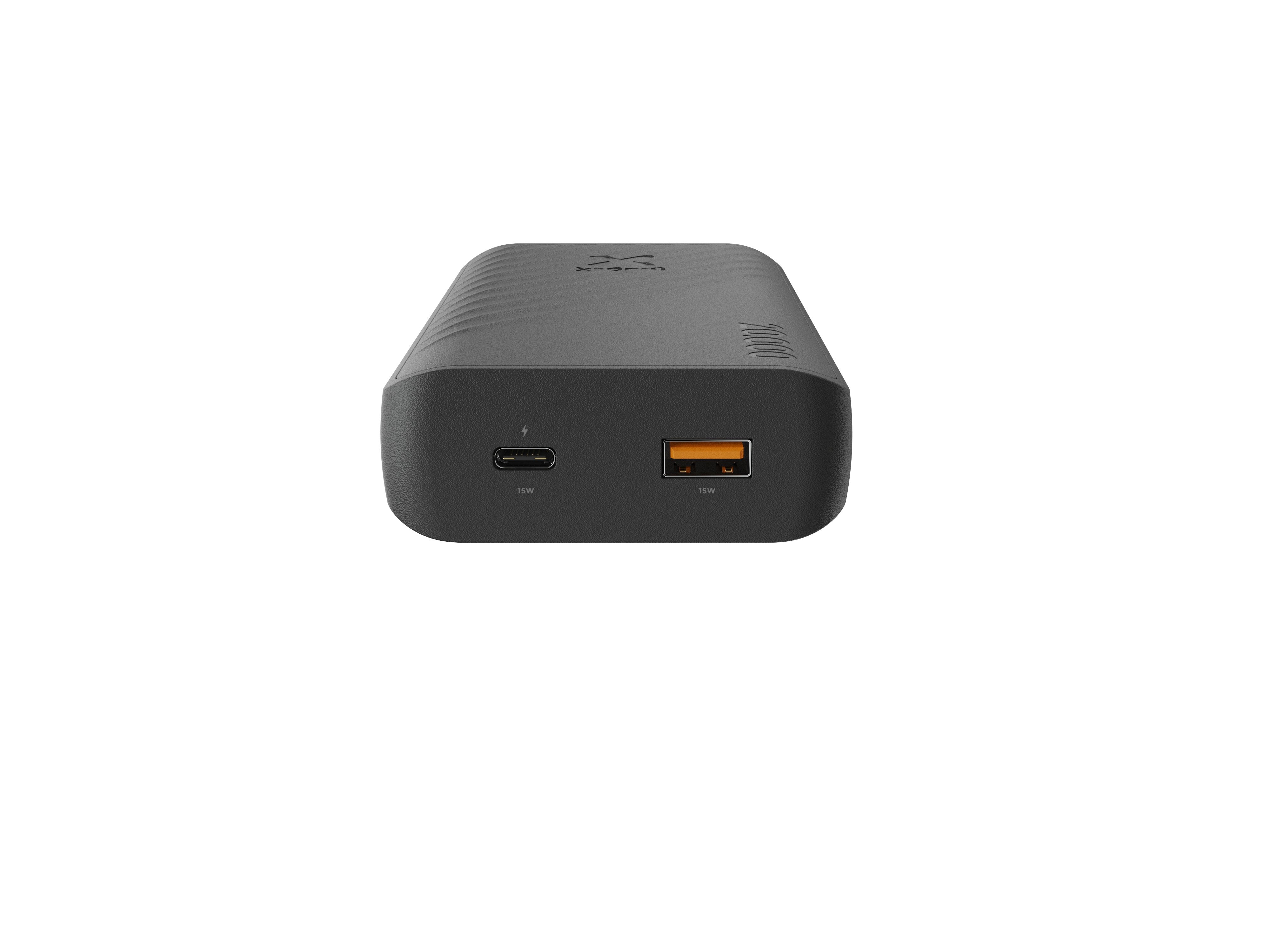 Power Bank Xg2200 Go2 15w 20000mah Negro Carbon Xtorm 15w/ 20000mah/ Carga Rápida/ Usb-C, Usb-A