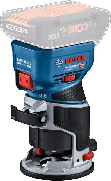 EAN 4059952640778 - Bosch GKF 18V-8 Negro, Azul 30000 RPM imagen 2