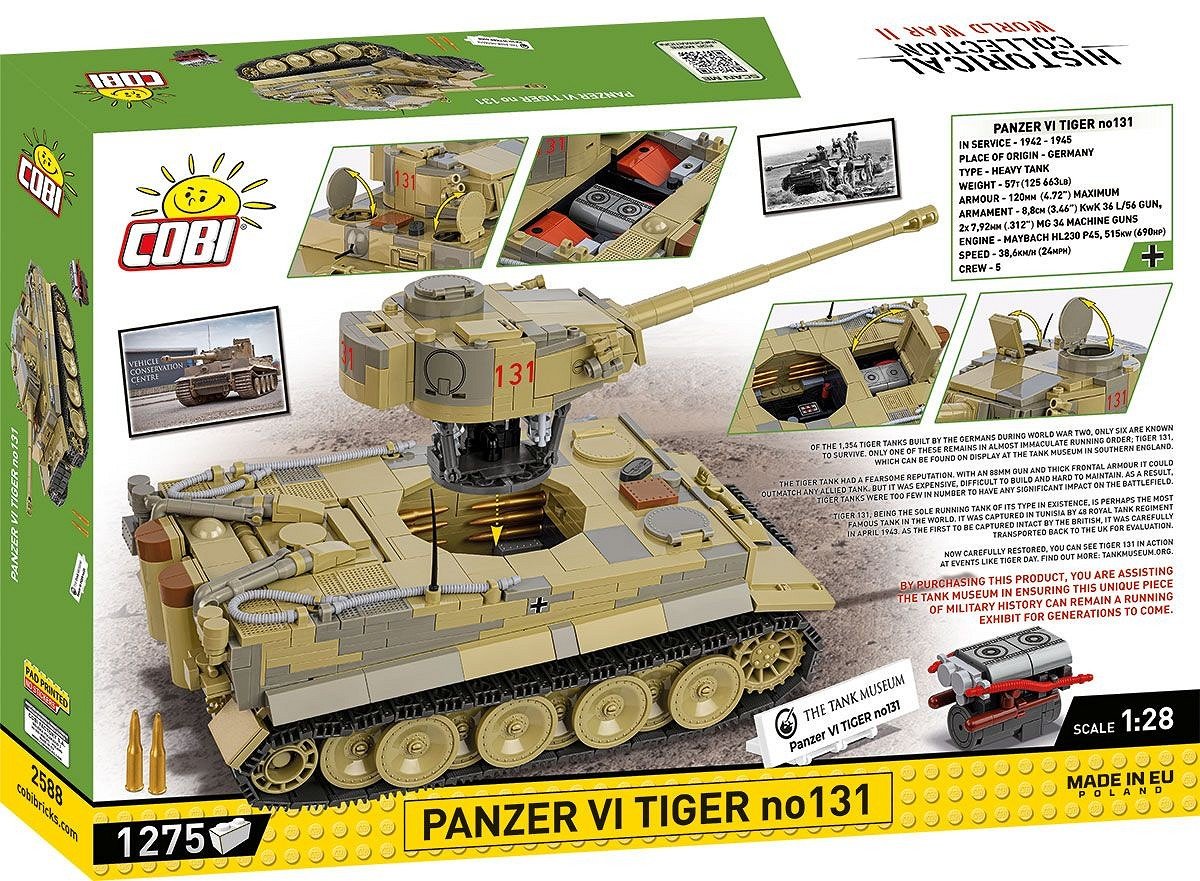 EAN 5902251025885 - COBI Panzer VI Tiger no131 imagen 12