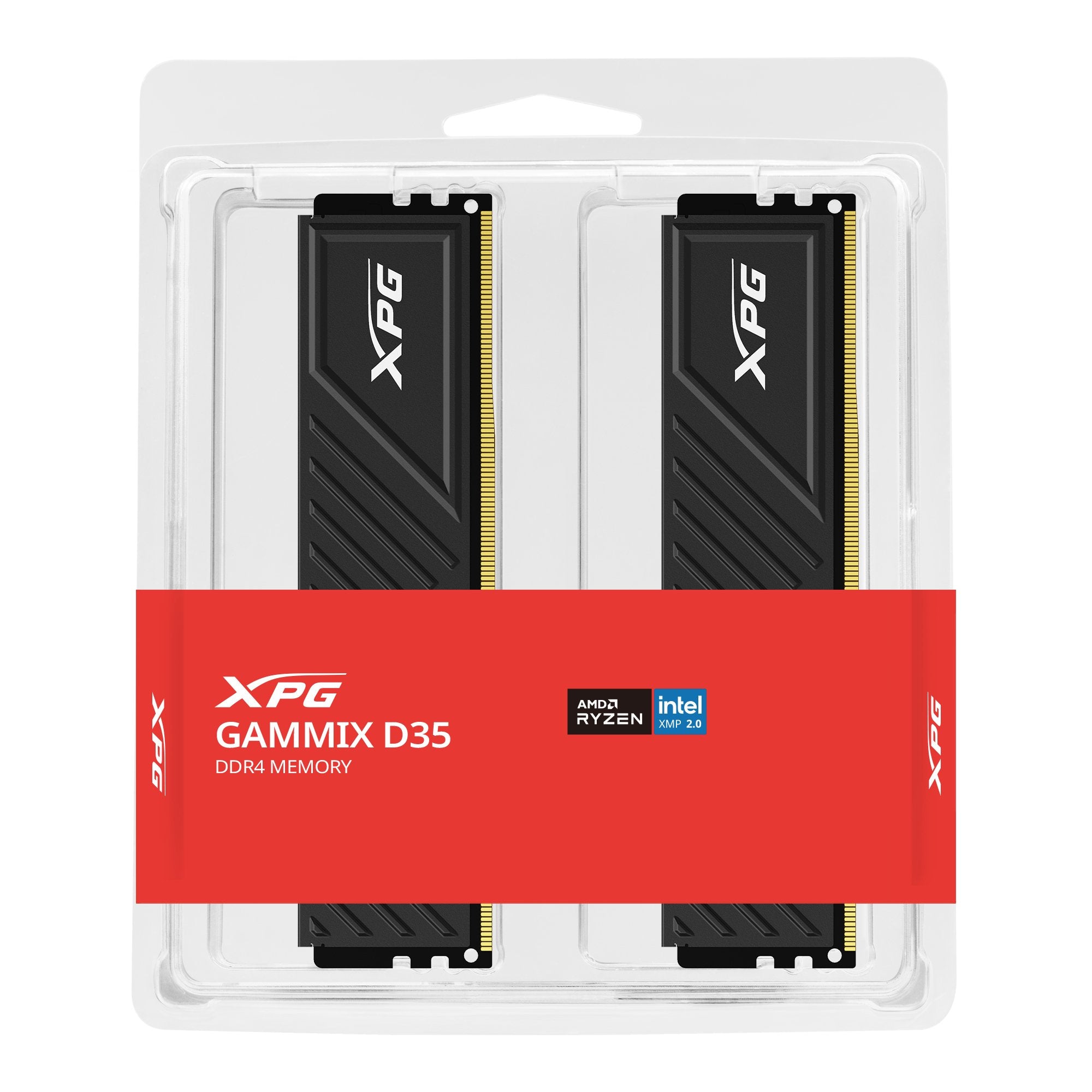 Memoria  Adata Xpg Gammix D35 16gb Kit [2 X 8gb] Ddr4 3600mhz [Pc4-28800] Cl18 Xmp 2.0 Black