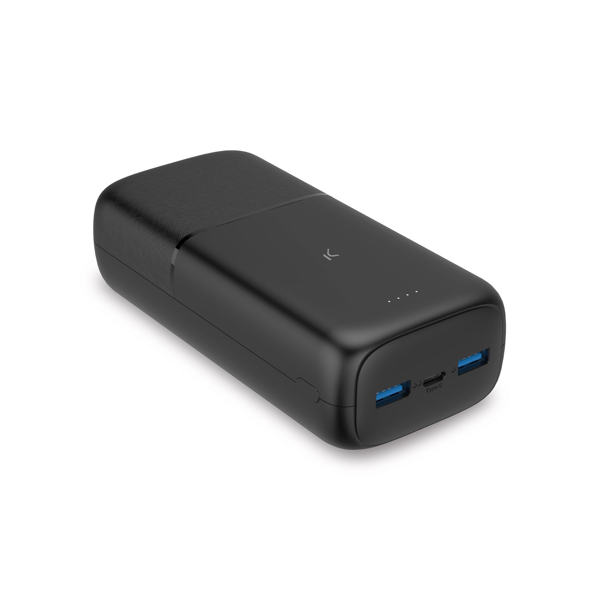 Ksix Supra Bateria Externa/Power Bank 30000mah 20w Pd - Carga Simultanea - 2x Usb-A, 1x Usb-C