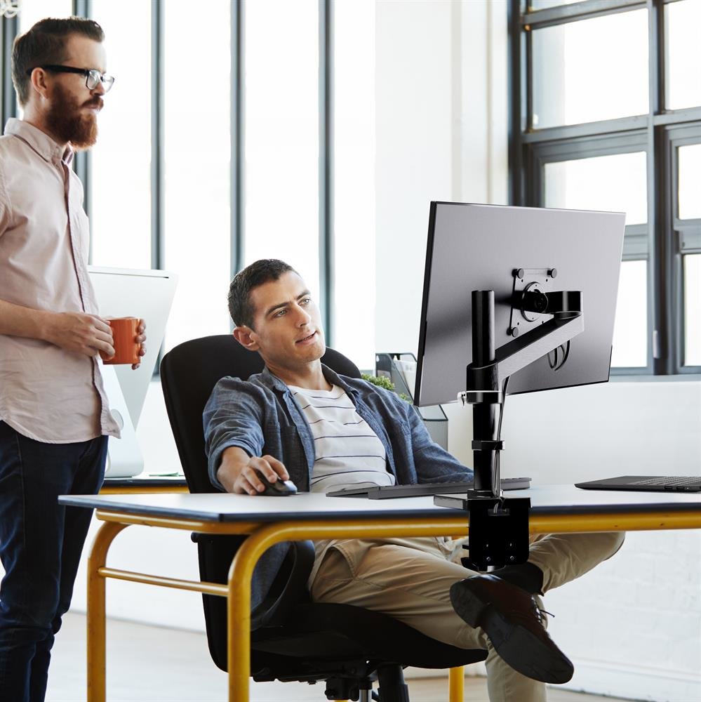 Soporte De Monitor Ergotron 45-669-224,  Negro (Mate)