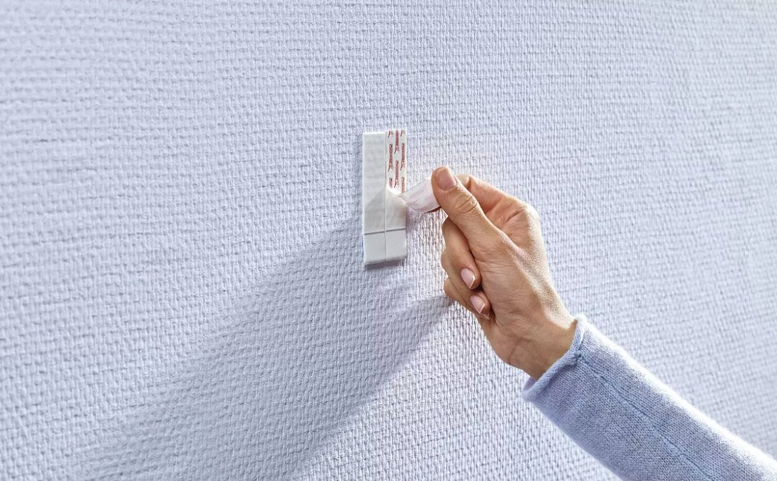 Clavo Adhesivo Ajustable Hasta 2kg Pared Pintada Tesa