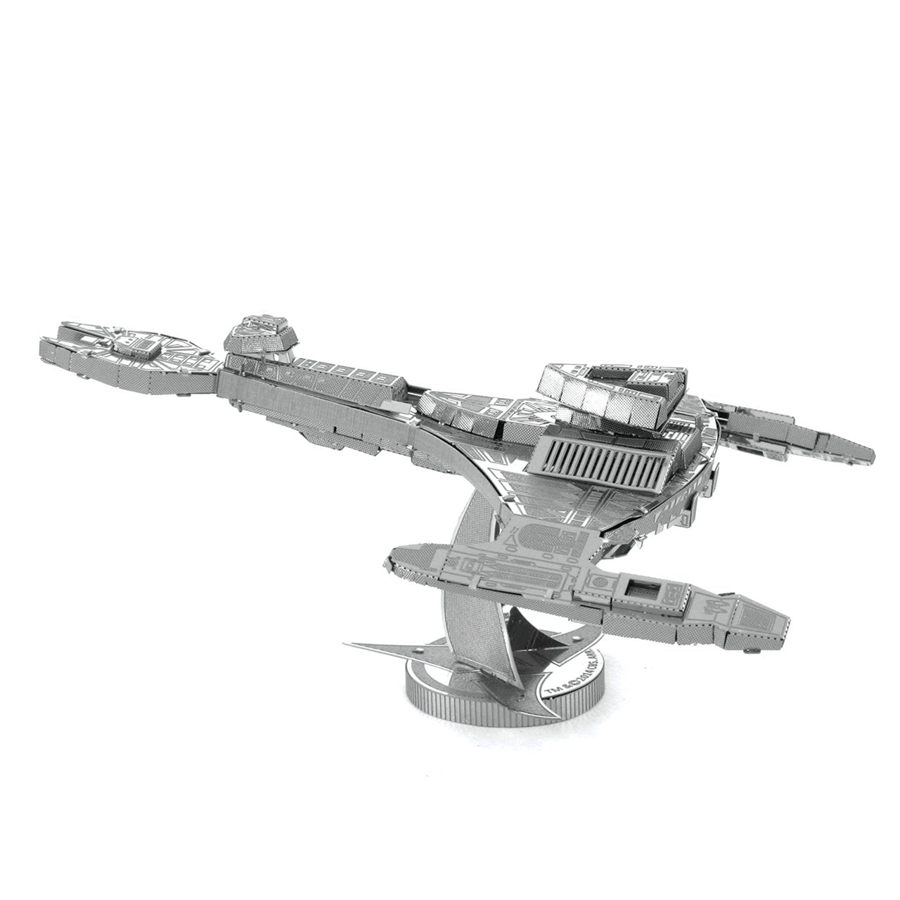 EAN 0032309012835 - Metal Earth Klingon Vorcha Maqueta de transbordador Kit de montaje imagen 5