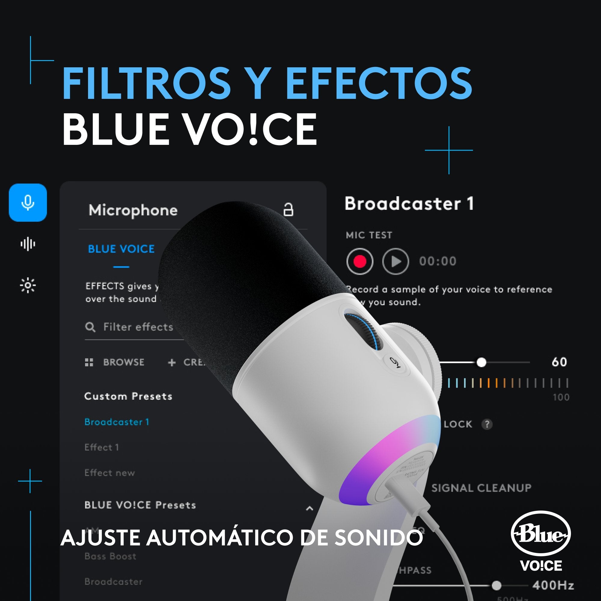 Logitech G Yeti Gx Negro, Blanco Micrófono De Superficie Para Mesa