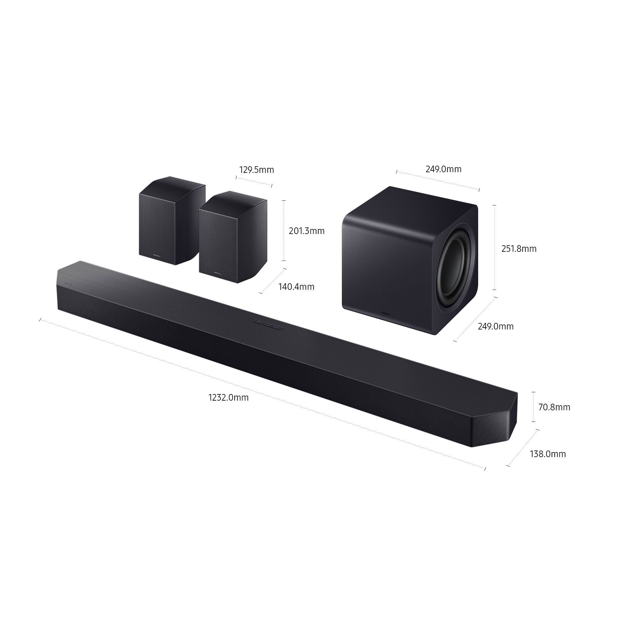 Samsung Hw-Q990f Negro Barra De Sonido Q990f Serie Q 11.1.4 Con Subwoofer Y Dolby Atmos 2025