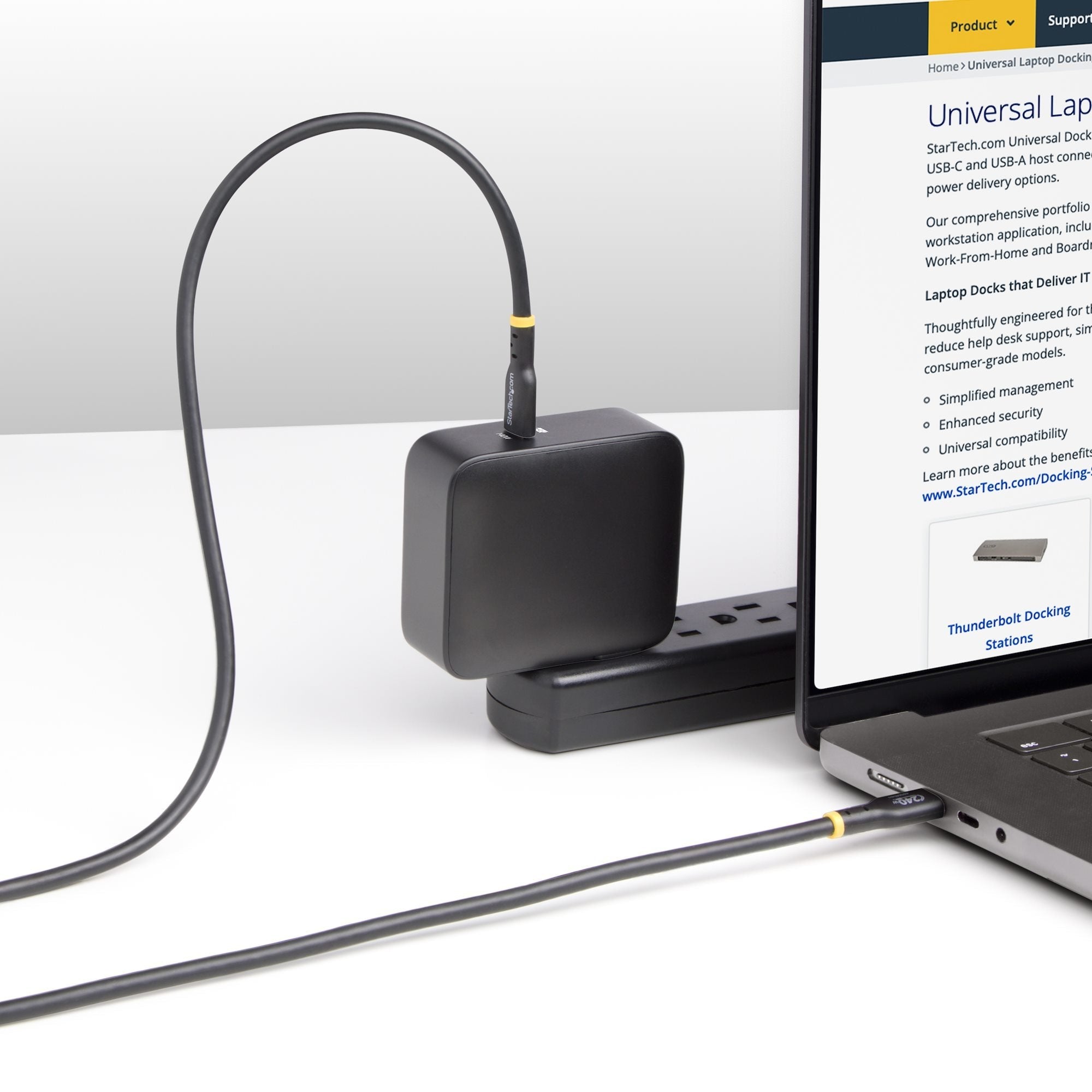 EAN 65030909181 - StarTech.com USB2EPR3M cable USB USB 2.0 USB C Negro imagen 6