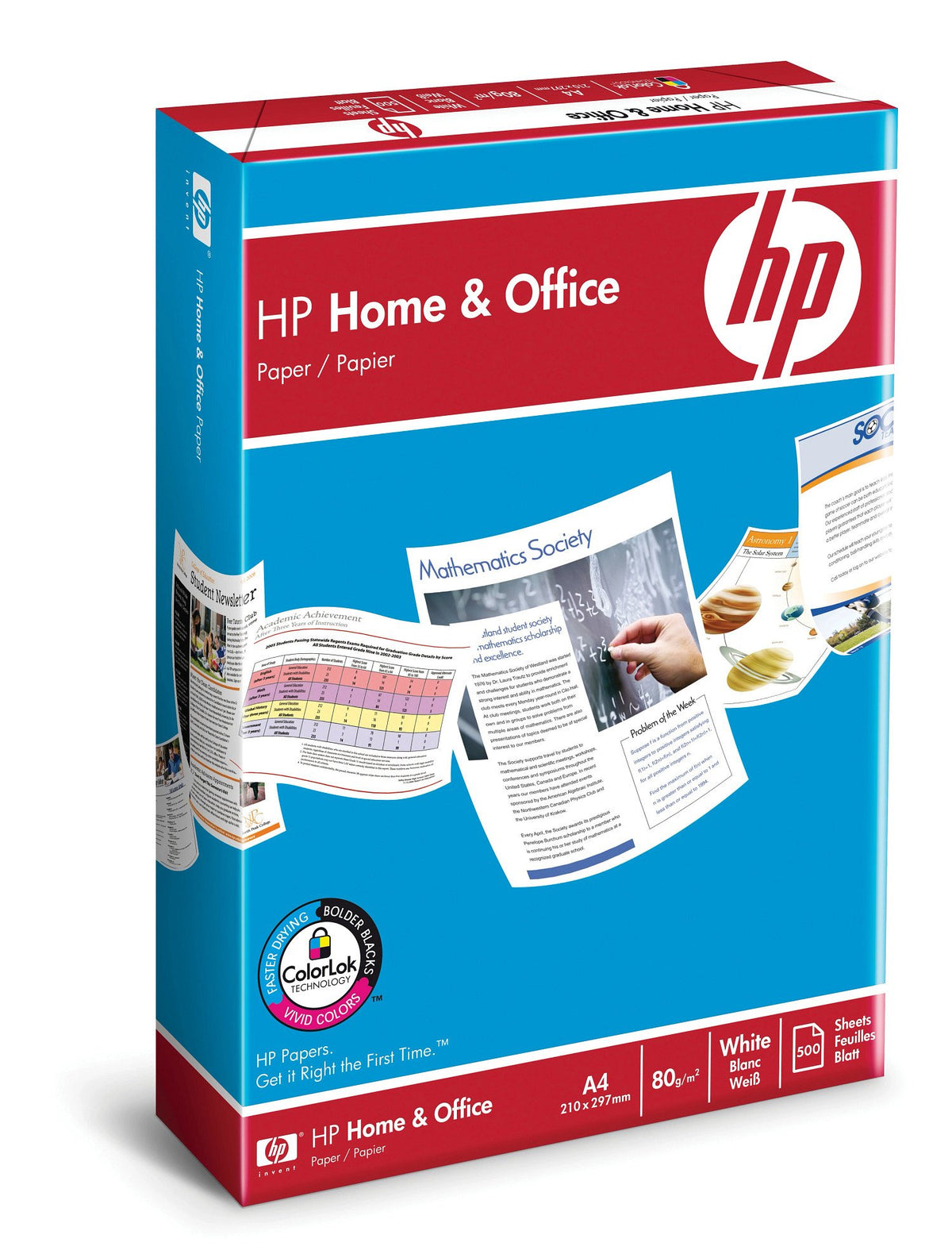 EAN 3140000000000 - HP Home and Office Paper-500 sht/A4/210 x 297 mm papel para impresora de inyección de tinta A4 (210× imagen 1
