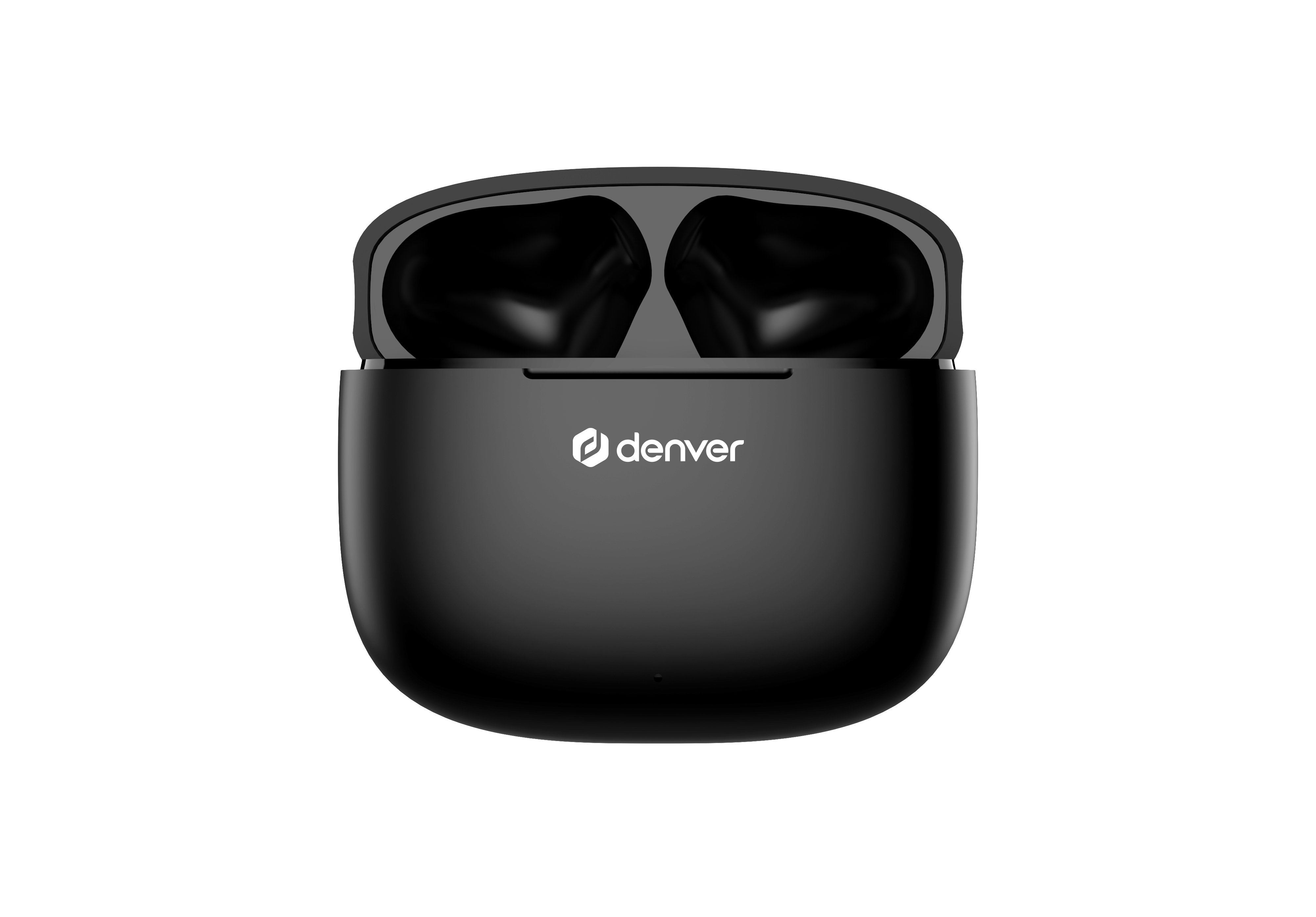 Auriculares Denver Twe 48b Inalambrico Negro
