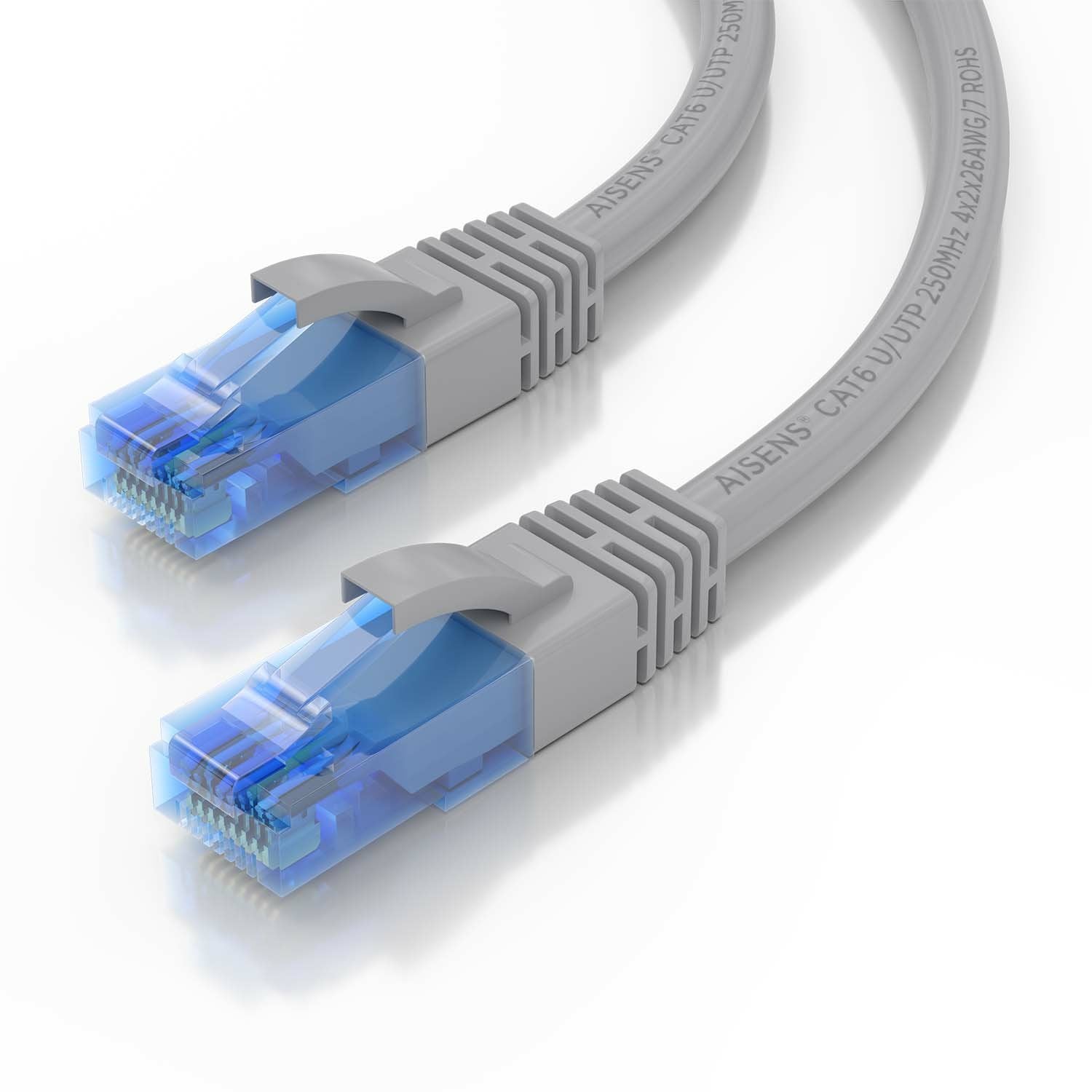 Aisens Cable De Red Rj45 Cat.6 Utp Awg26 Cca - 7.50m - Gris