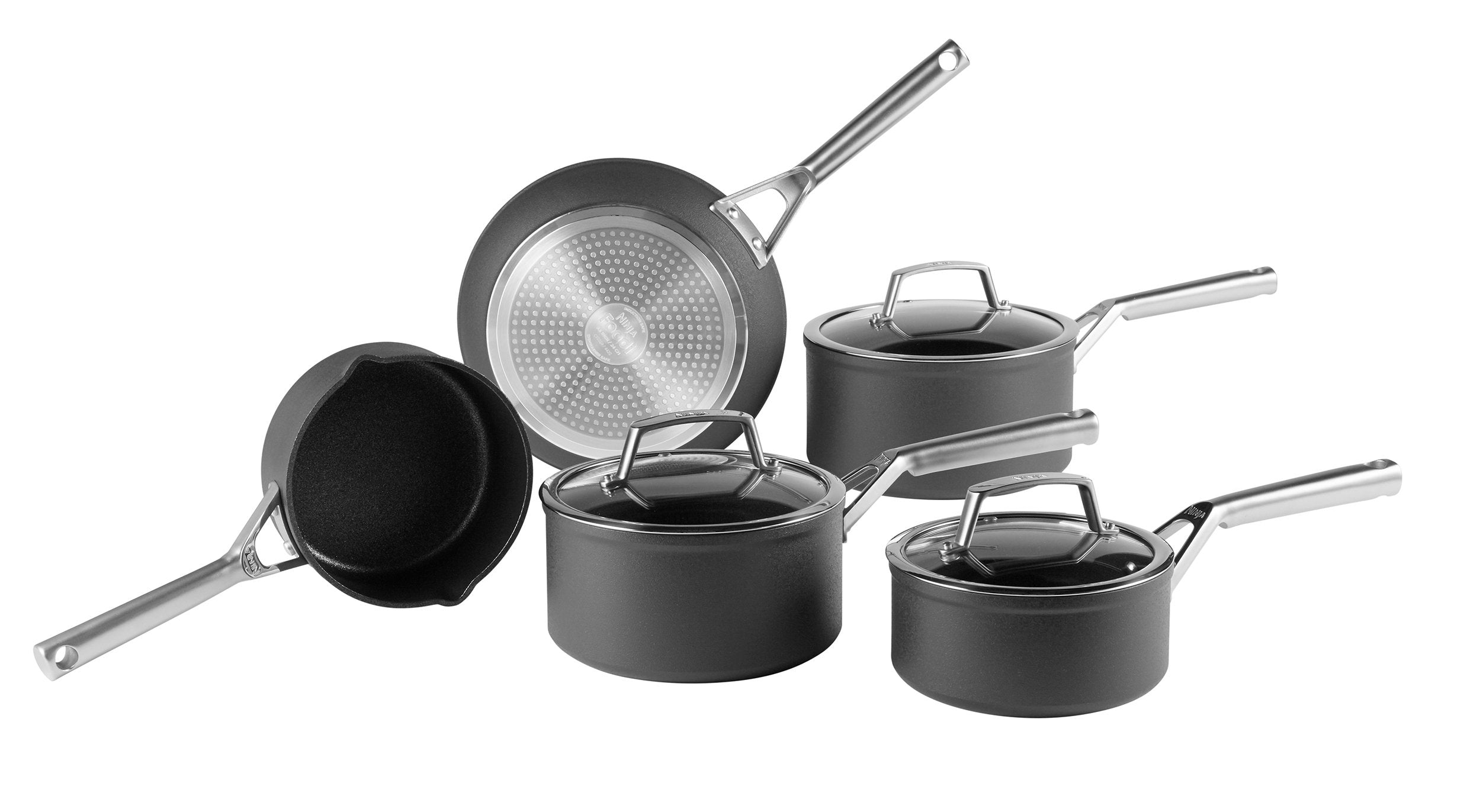 Juego De 5 Piezas Ninja Foodi Zerostick | Aluminio Anodizado Duro