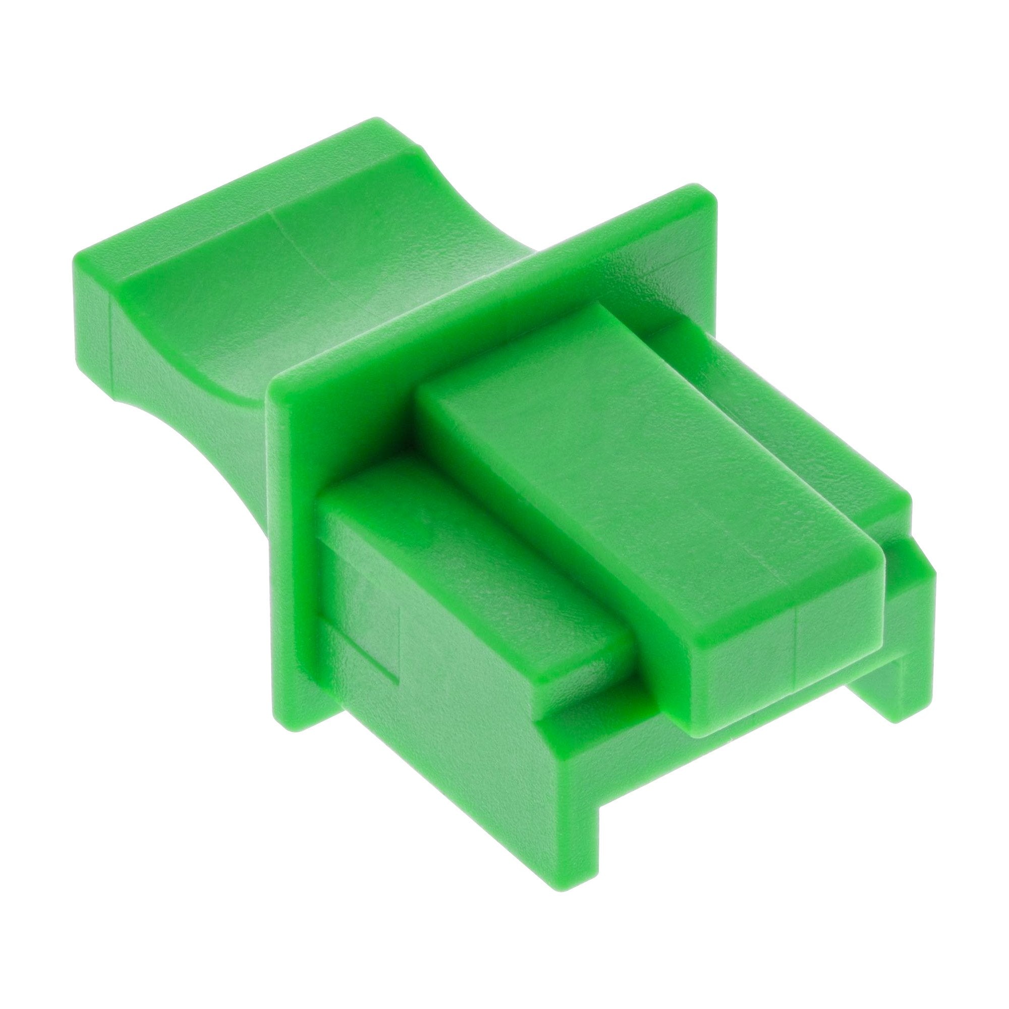 Inline Dust Cover Para Enchufe Rj45 Verde 100 Uds.