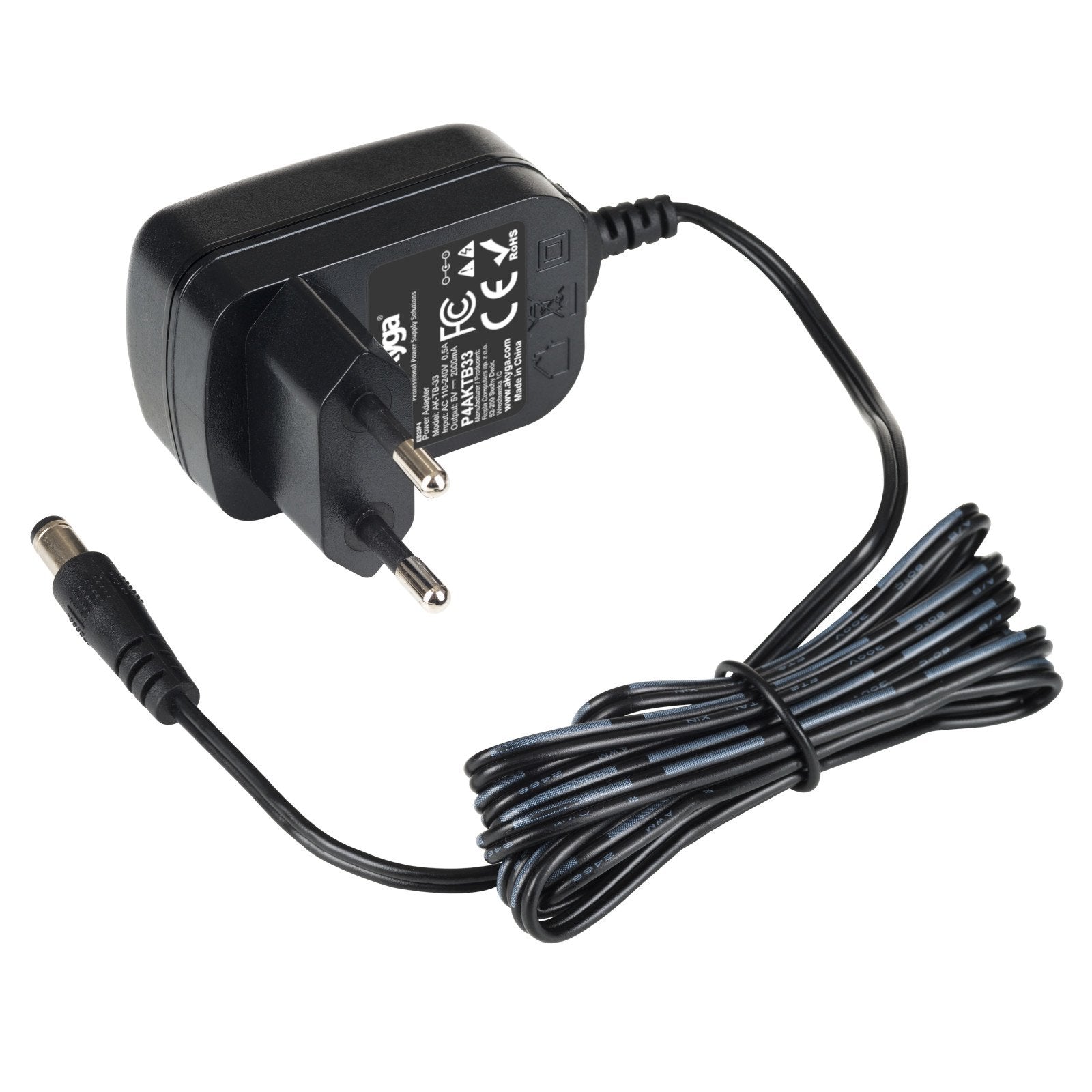 Akyga Adaptador De Corriente Universal Ak-Tb-33 5.0v / 2.0a 10w 5.5 X 2.5 Mm 1.5m