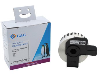 G&G Etiquetas-Rollo Compatible Con Brother Dk-22210