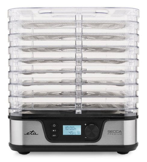 Secador De Alimentos Premium Eta Eta930190000 Secca, 380 W, Pantalla Led, Temporizador, Función De Ventilador.