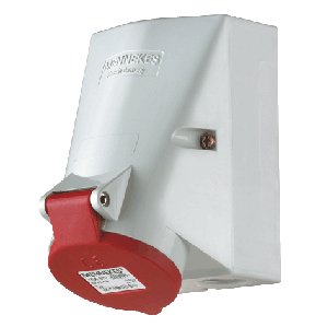 Mennekes 16a5p 6h400v Wanddose 419 Twincontact Ip44
