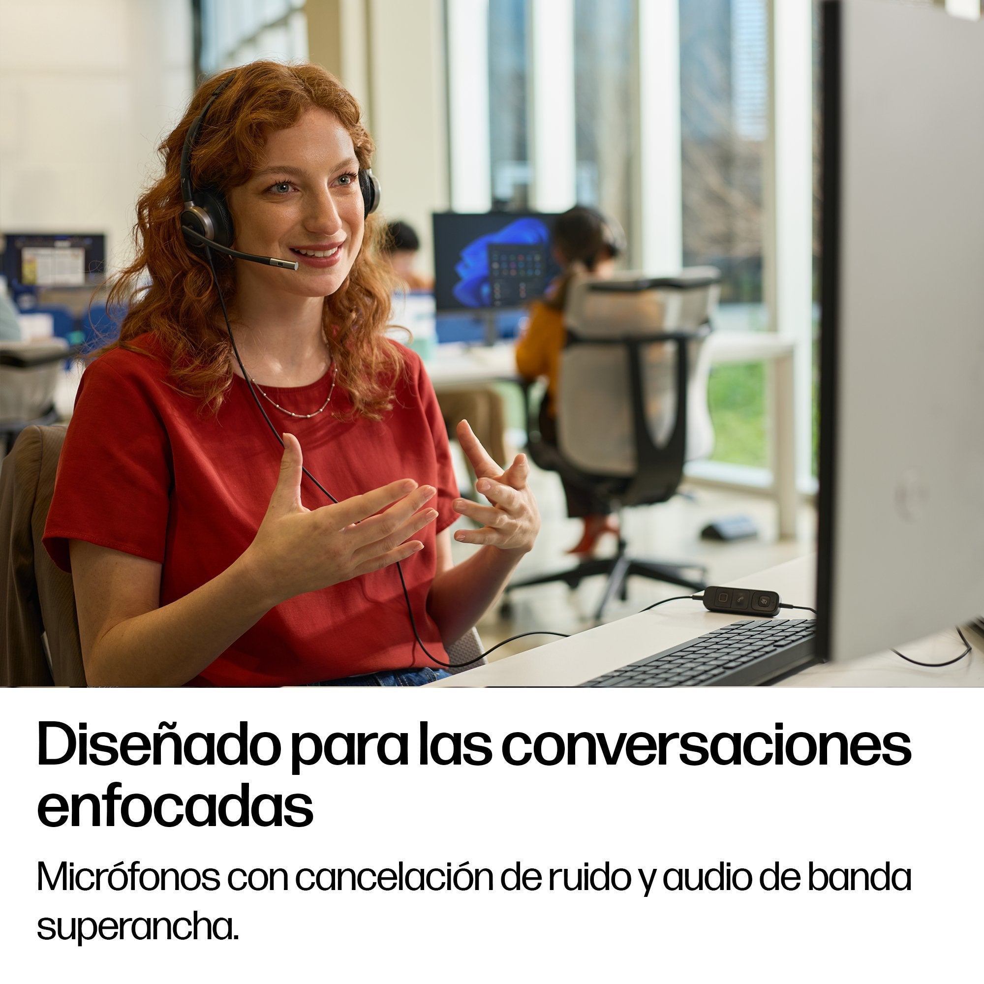 EAN 0199764365583 - HP Poly Mission 615 Monaural USB Wired Headset (Bulk) Alámbrico Diadema Oficina/Centro de llamadas USB Ty imagen 10