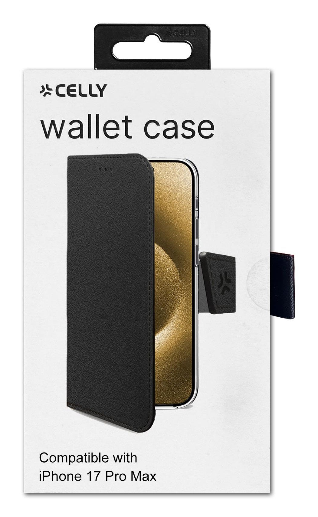 EAN 8021735223184 - Celly WALLY funda para teléfono móvil 17,5 cm (6.9") Funda cartera Negro imagen 5