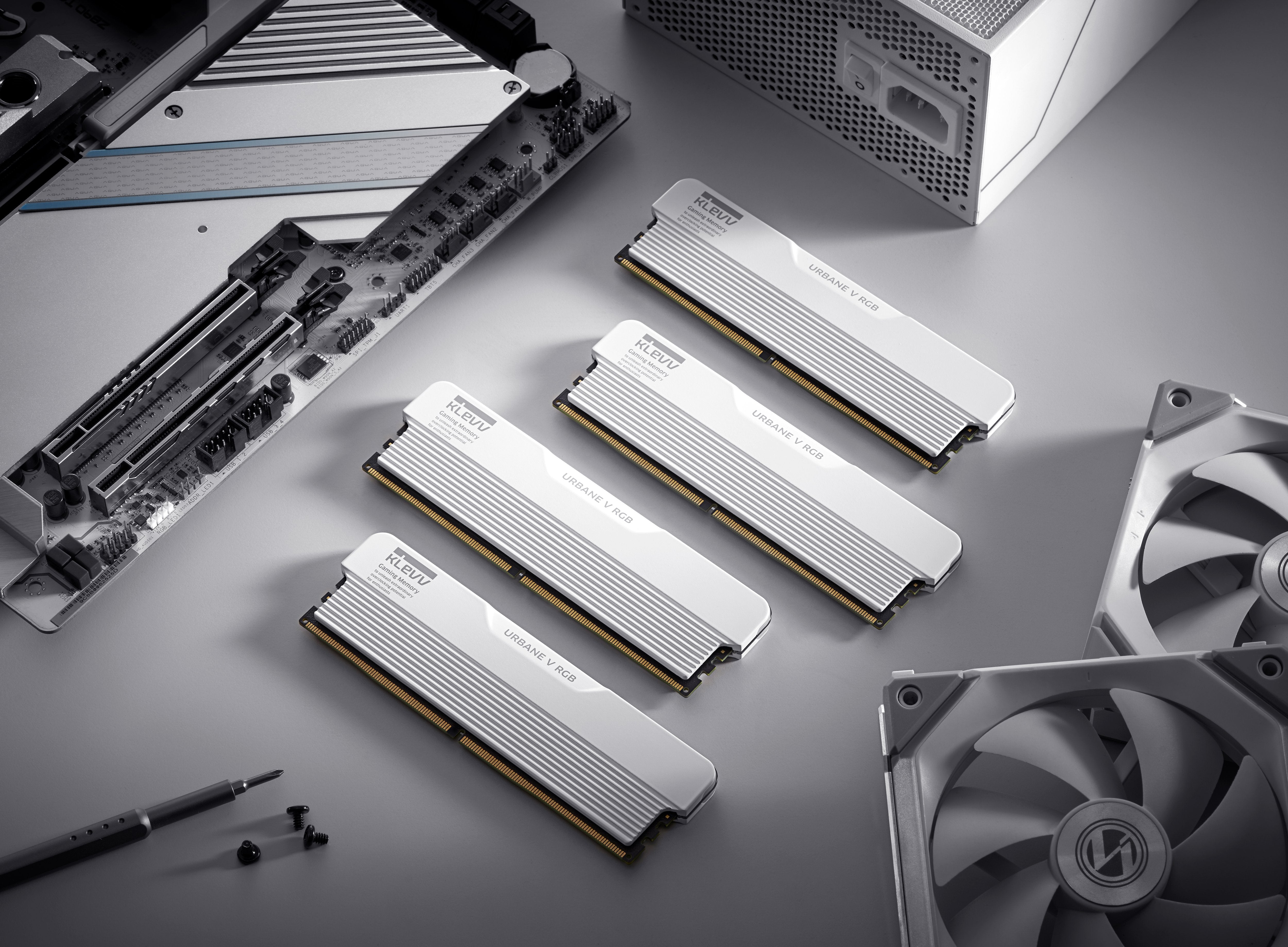 32gb Klevv (16gbx2) Urban V Rgb 6000 Cl28 White