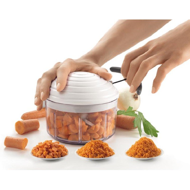 Picadora De Verduras Giratoria Manual, Rotomac, 500 Ml, Ø12 X 11 Cm