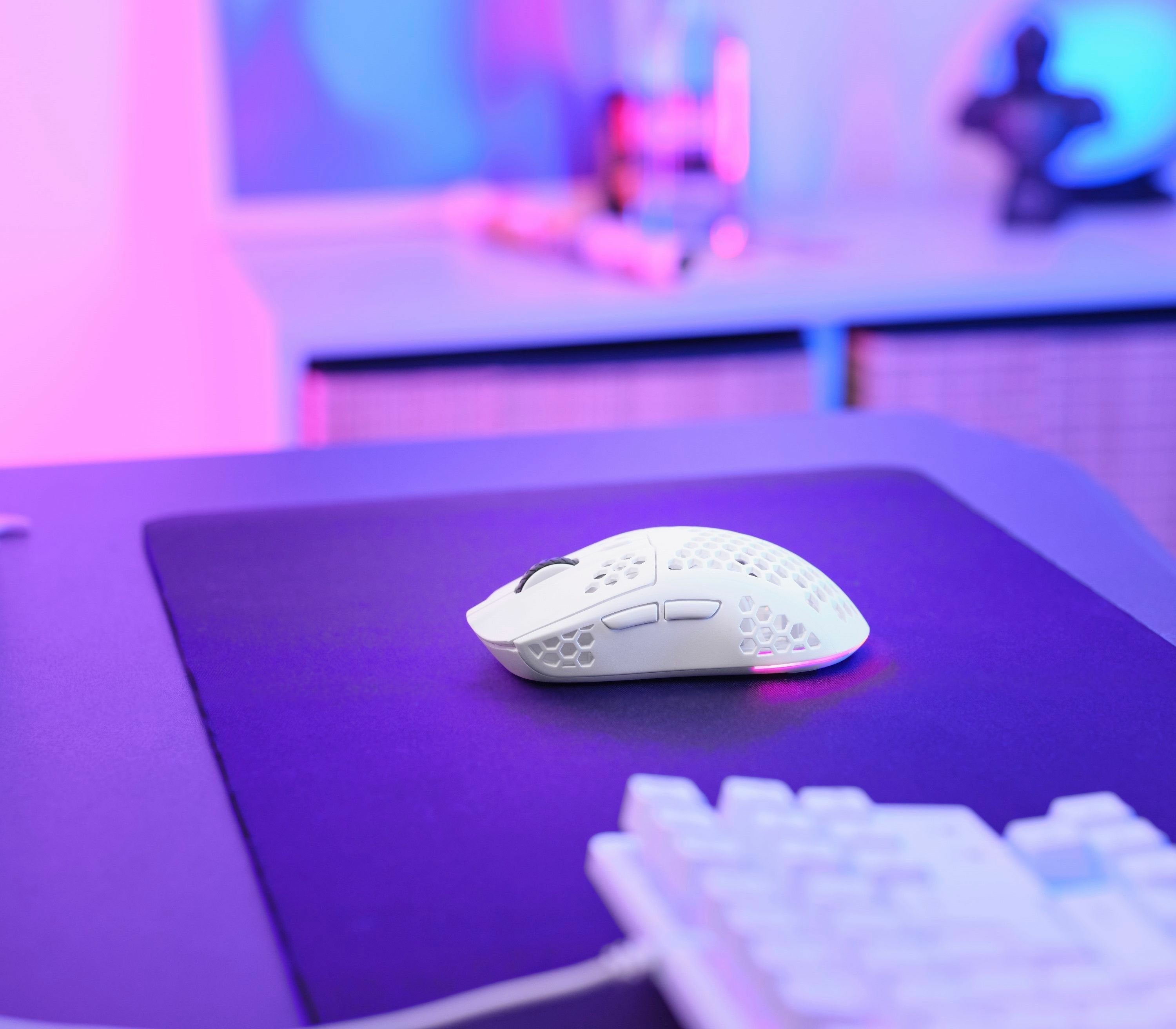 Ratón Gaming Inalámbrico Trust Gaming Gxt 929 Helox Batería Recargable Hasta 4800 Dpi Blanco