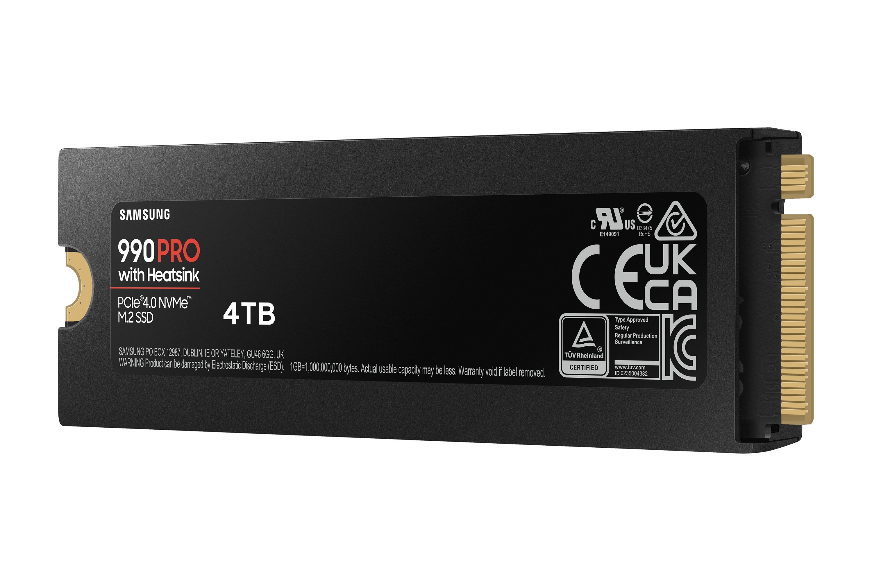 Samsung 990 Pro M.2 4 Tb Pci Express 4.0 V-Nand Tlc Nvme Mz-V9p4t0gw