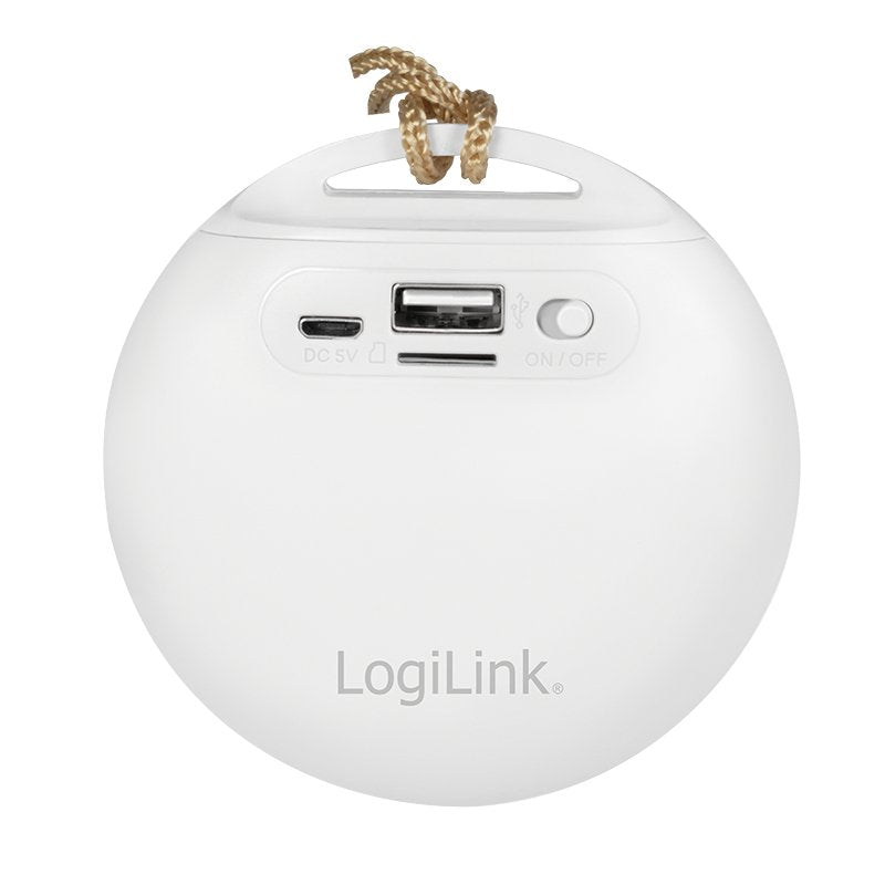 Logilink Sp0055 Altavoz Portátil 3 W Altavoz Monofónico Portátil Gris, Blanco