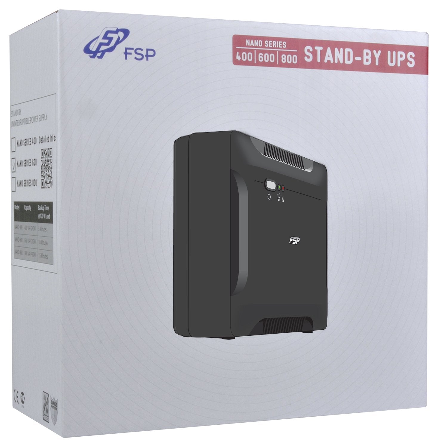 EAN 4711140484785 - FSP Nano 800 sistema de alimentación ininterrumpida (UPS) En espera (Fuera de línea) o Standby (Offline)  imagen 4