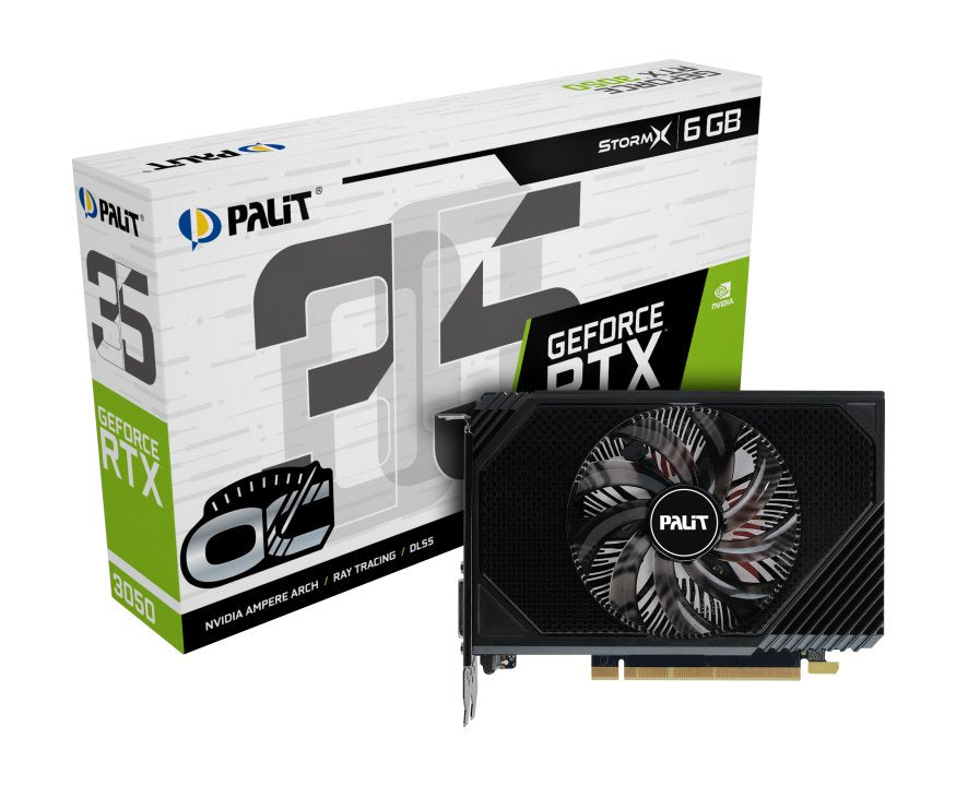Tarjeta Gráfica Palit Geforce Rtx 3050 Stormx Oc 6gb Nvidia Gddr6