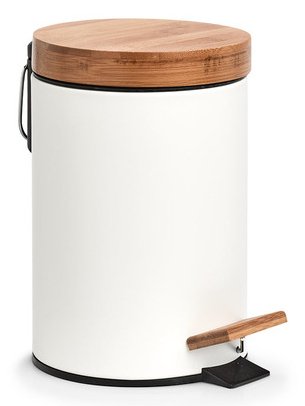 Zeller Present Abfalleimer,Weiss 3l