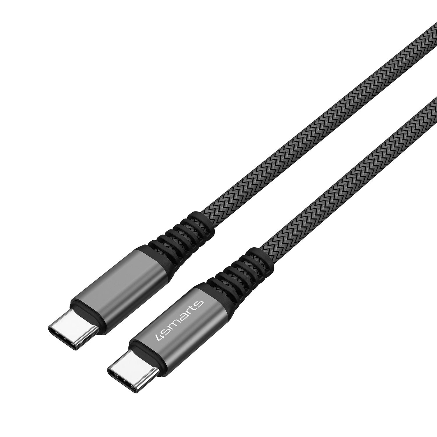 4smarts Cable Usb-C -> Usb-C Premium 100w 1,5m Negro