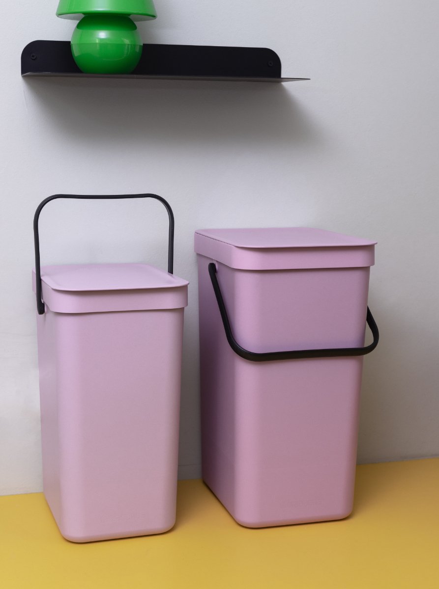 Brabantia Sort & Go Abfallbehäl. Lilac Pink 12 L