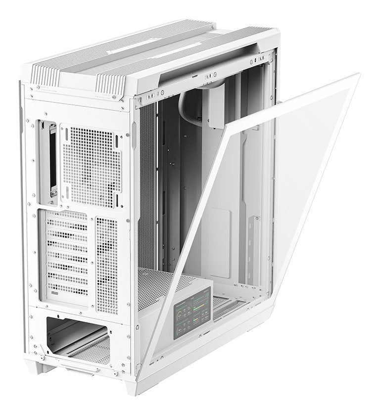 Caja Pc Deepcool Genome Iii Integrated Liquid Cooling Case, White
