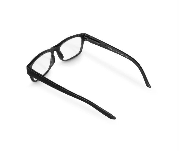 Hama Gafas De Lectura De +3.0 Dioptrias - Montura De Plastico Reciclado - Unisex - Negro