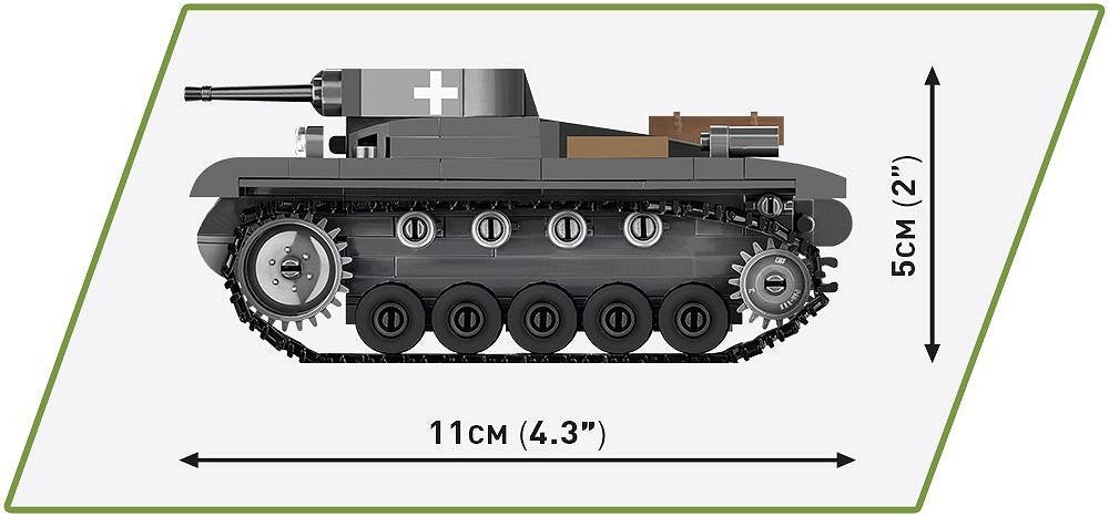 Cobi Hc Wwii Panzer Ii Ausf. A 250 Kl. 2718