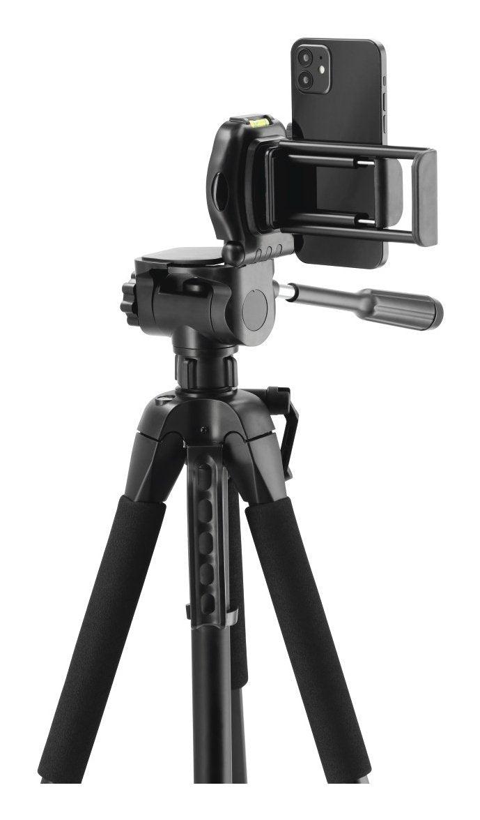 Hama Tripode Para Camara Con Rosca 1/4" - Peso Max 5kg - Altura Hasta 170cm - Soporte Para Smartphone Y Tablet -