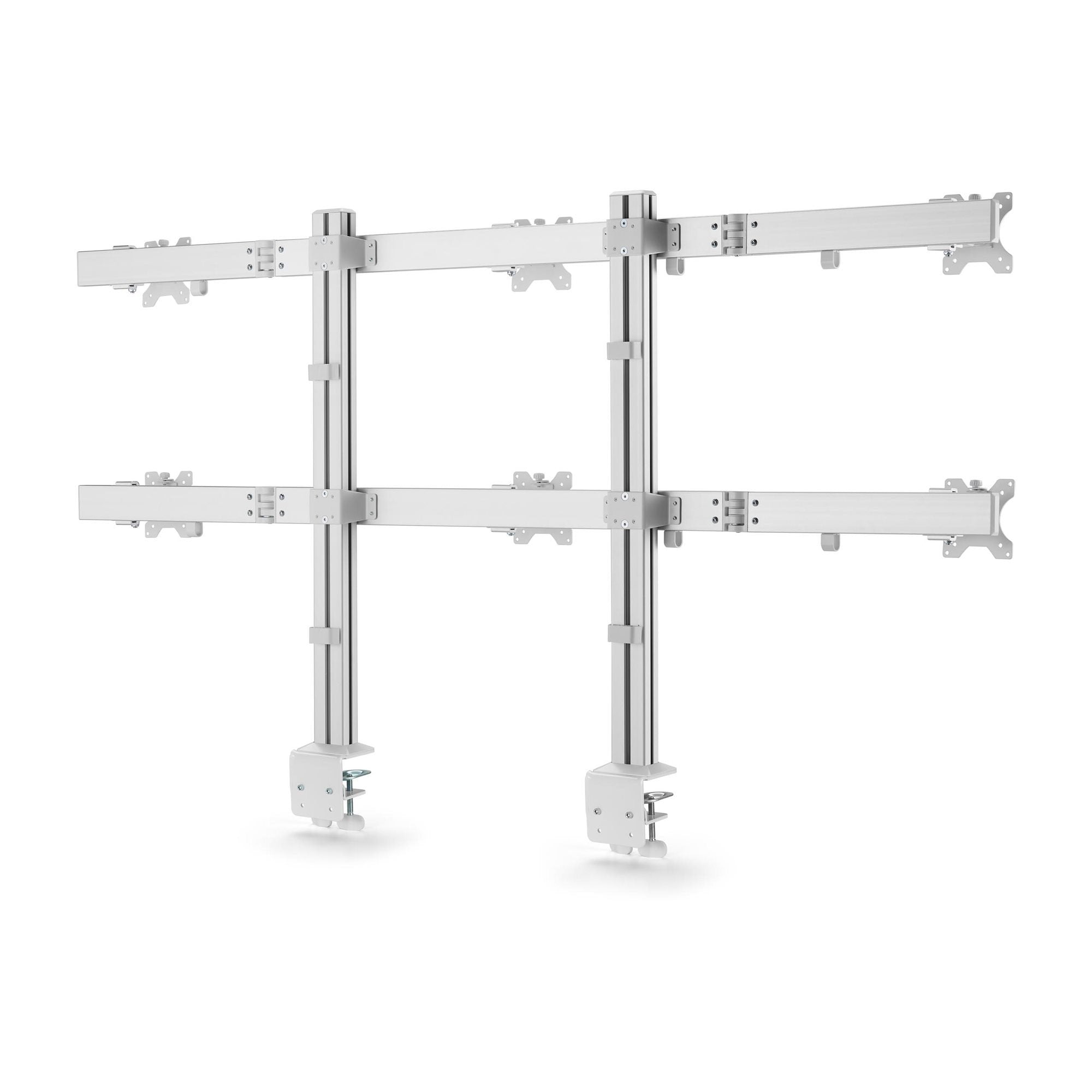 Startech.Com Six-Monitor Desk Mount W  Crossbar, Up To 32 In Screens 17.6lb - Befestigungskit - Für 6 Lcd-Displays - Säule, Dual