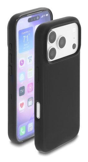 Delock Funda Protectora Para Iphone 17 Pro De Soft-Touch Silicona Negro